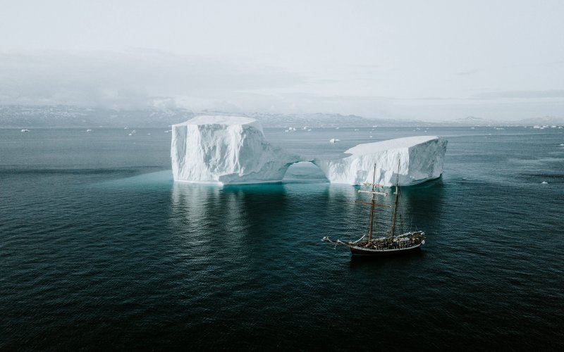 Айсберг новая земля Карское море