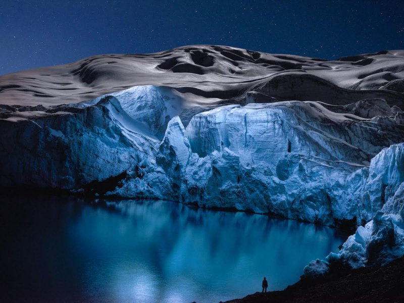 Ледник Колумбия на Аляске