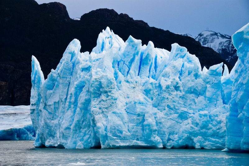 Торрес дель Пайне голубые ледники