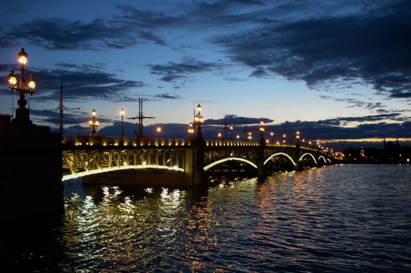 Санкт-Петербург город белых ночей