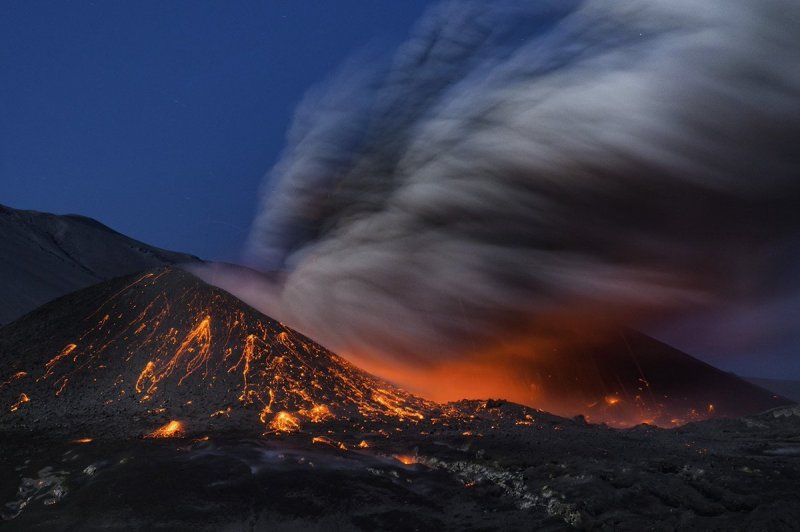Извержение вулкана Осорно