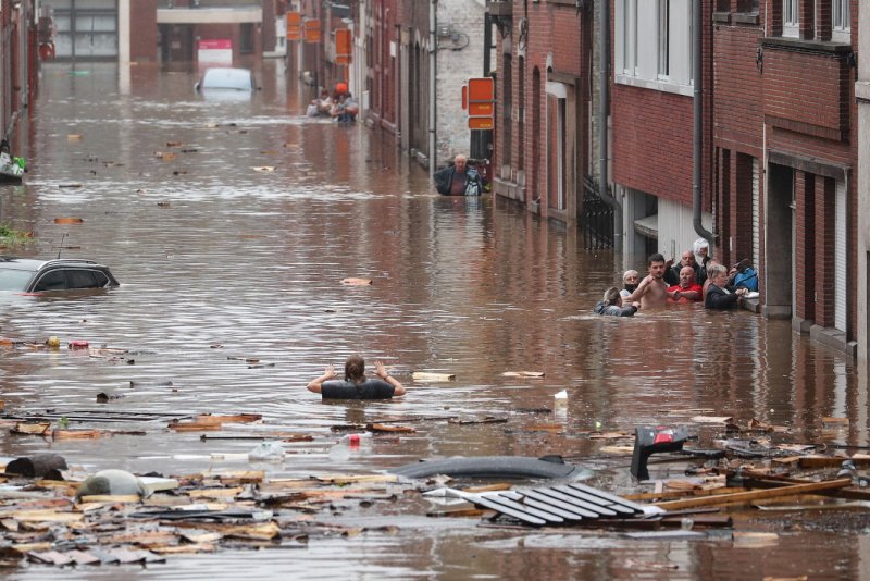 Наводнения в Бельгии и Германии
