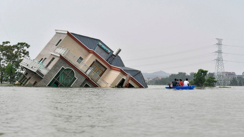 Наводнение в Китае 2021