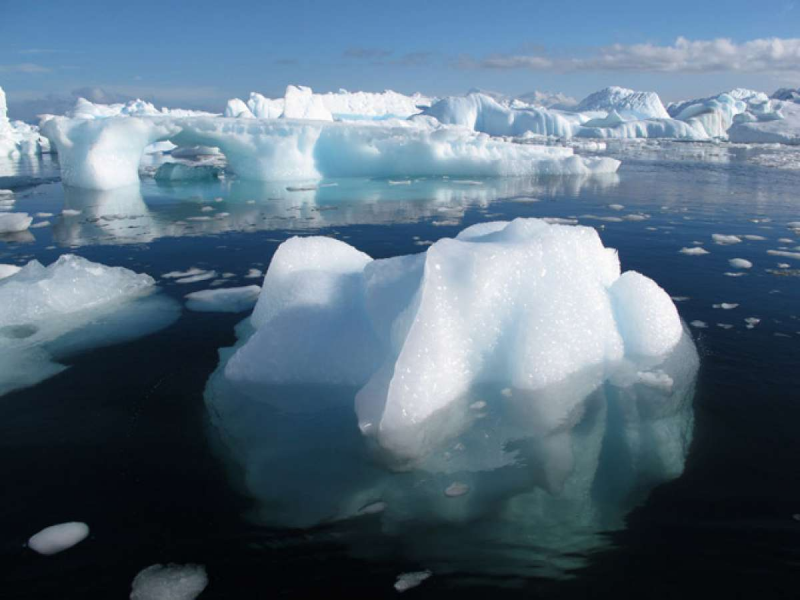 Таяние ледников в Арктике