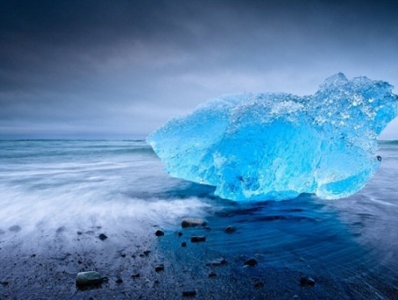 Голубые льдины