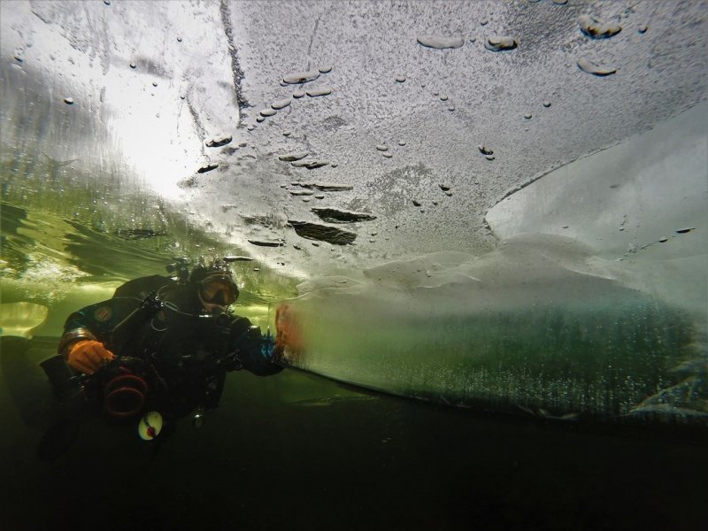 Ice Diving Байкал