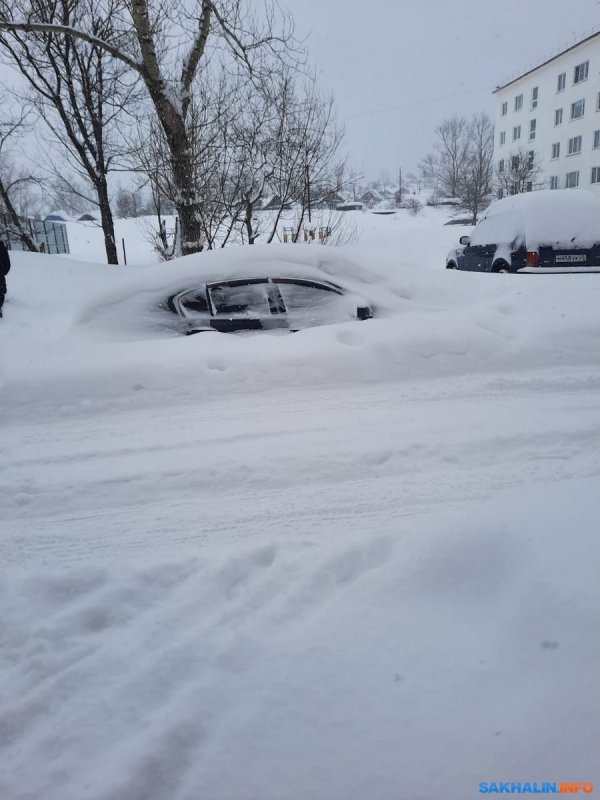 Снег в Александровске