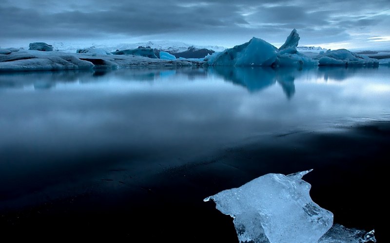 Антарктида ночью