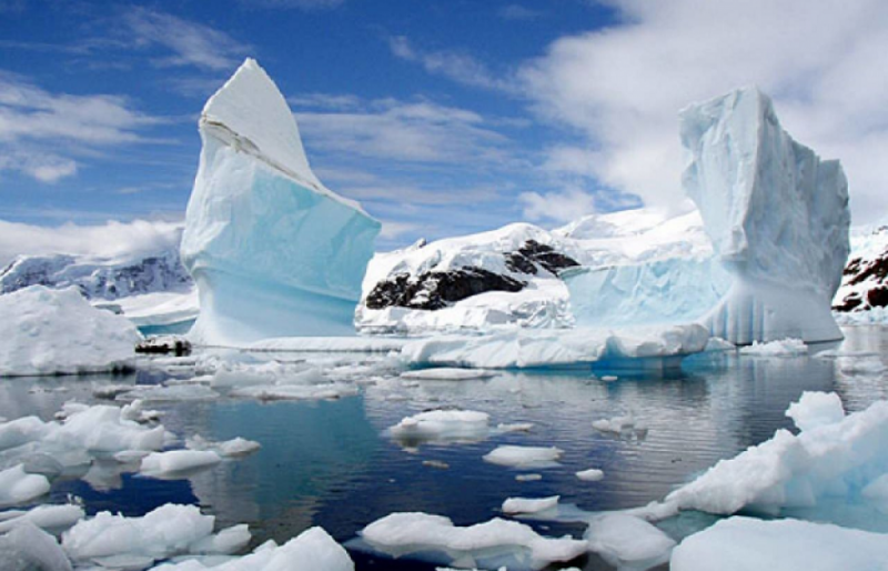 Южный полюс ледники