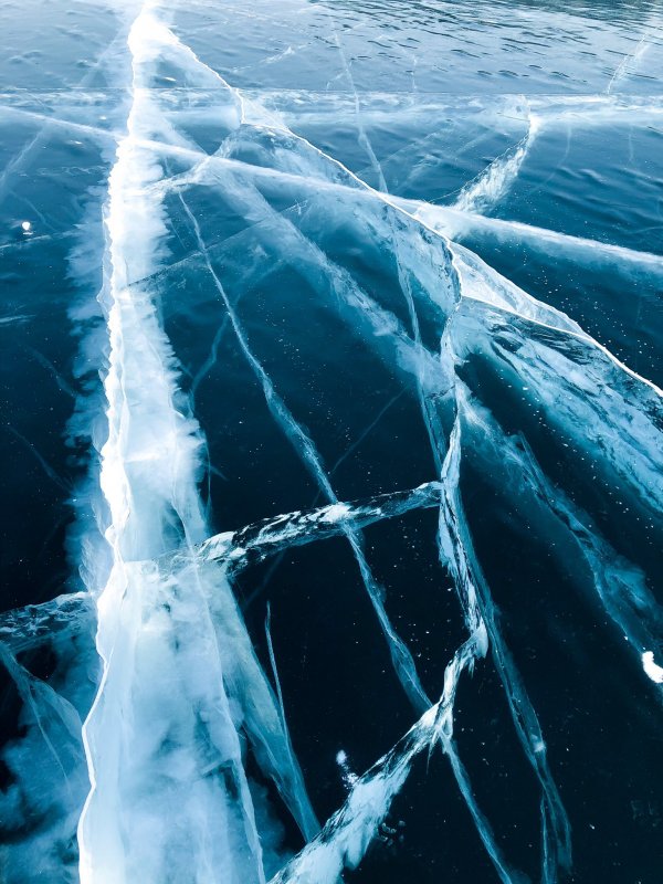Потрескавшийся лед