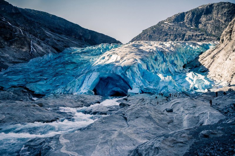 Строение ледника Перито Морено