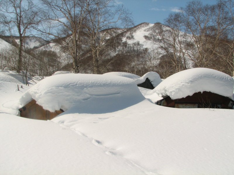 Снежные горы Камчатки