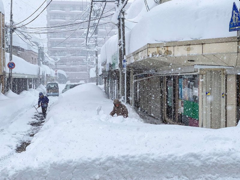 Самые холодные зимы в Японии