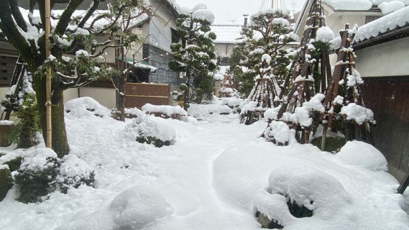 Снег в Японии Префектура