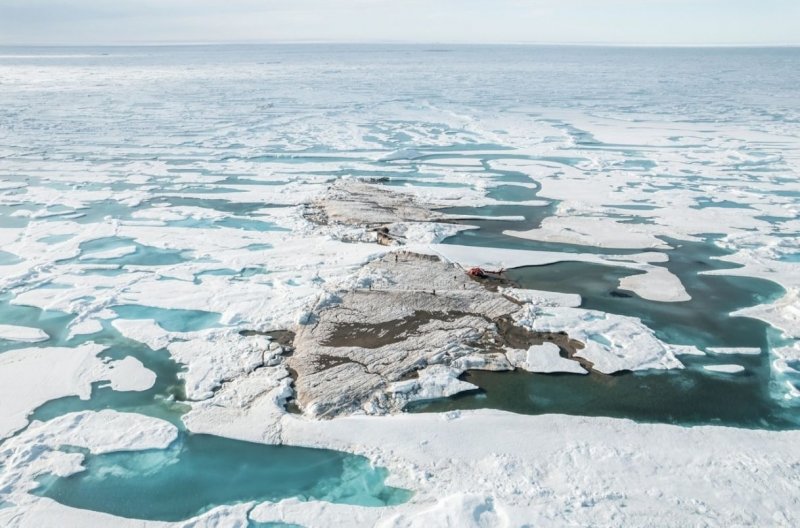 Самый толстый лед в Арктике