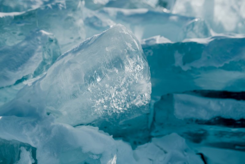 Финальная стадия образования льда- ровный лед