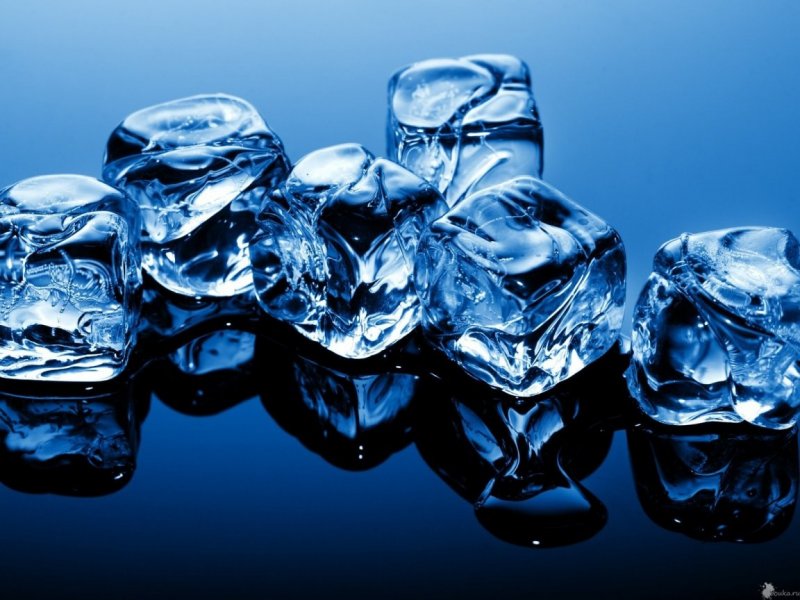 Вода со льдом фото