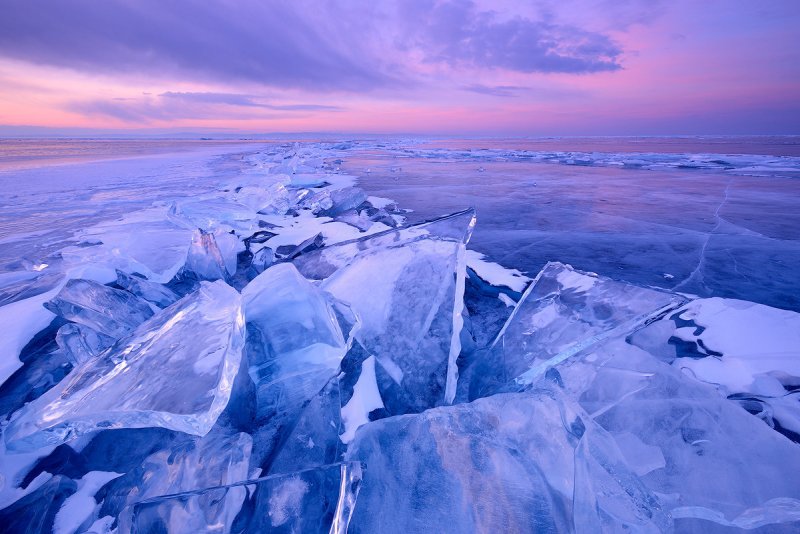 Байкал сопки льда