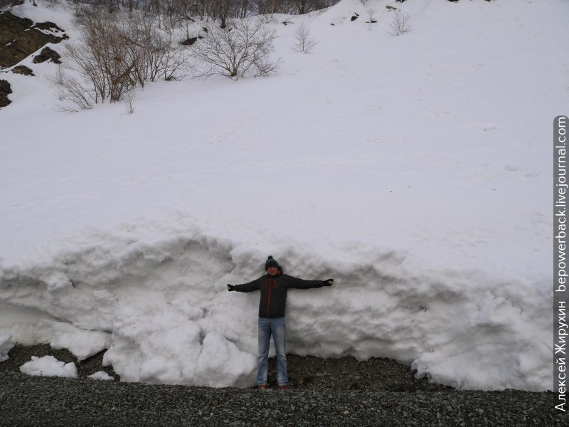 Снегопад на Камчатке