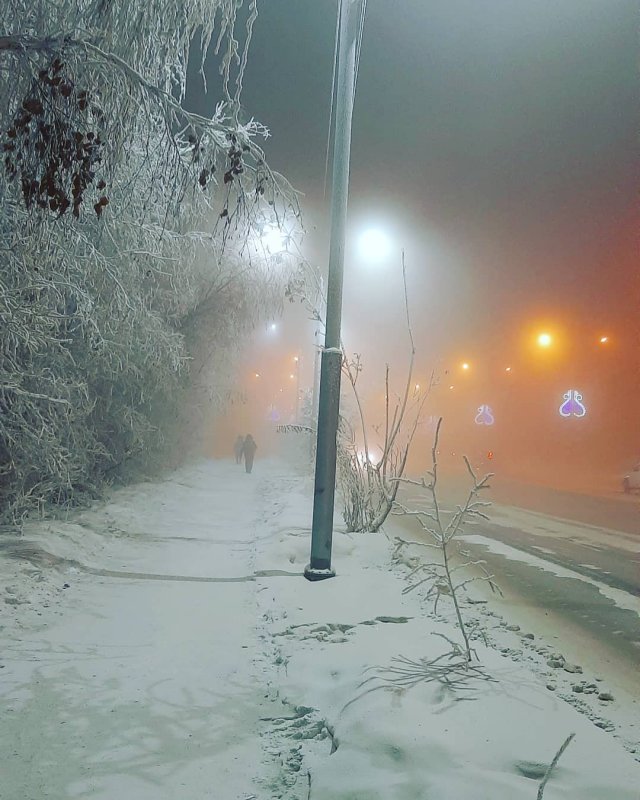 В Якутске выпал снег