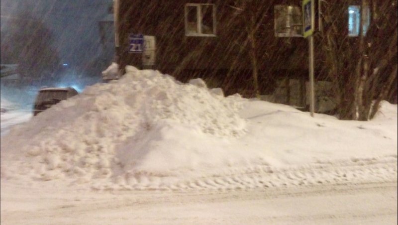 Первый снег Якутия