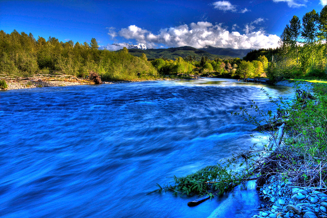 Белореченские голубая река