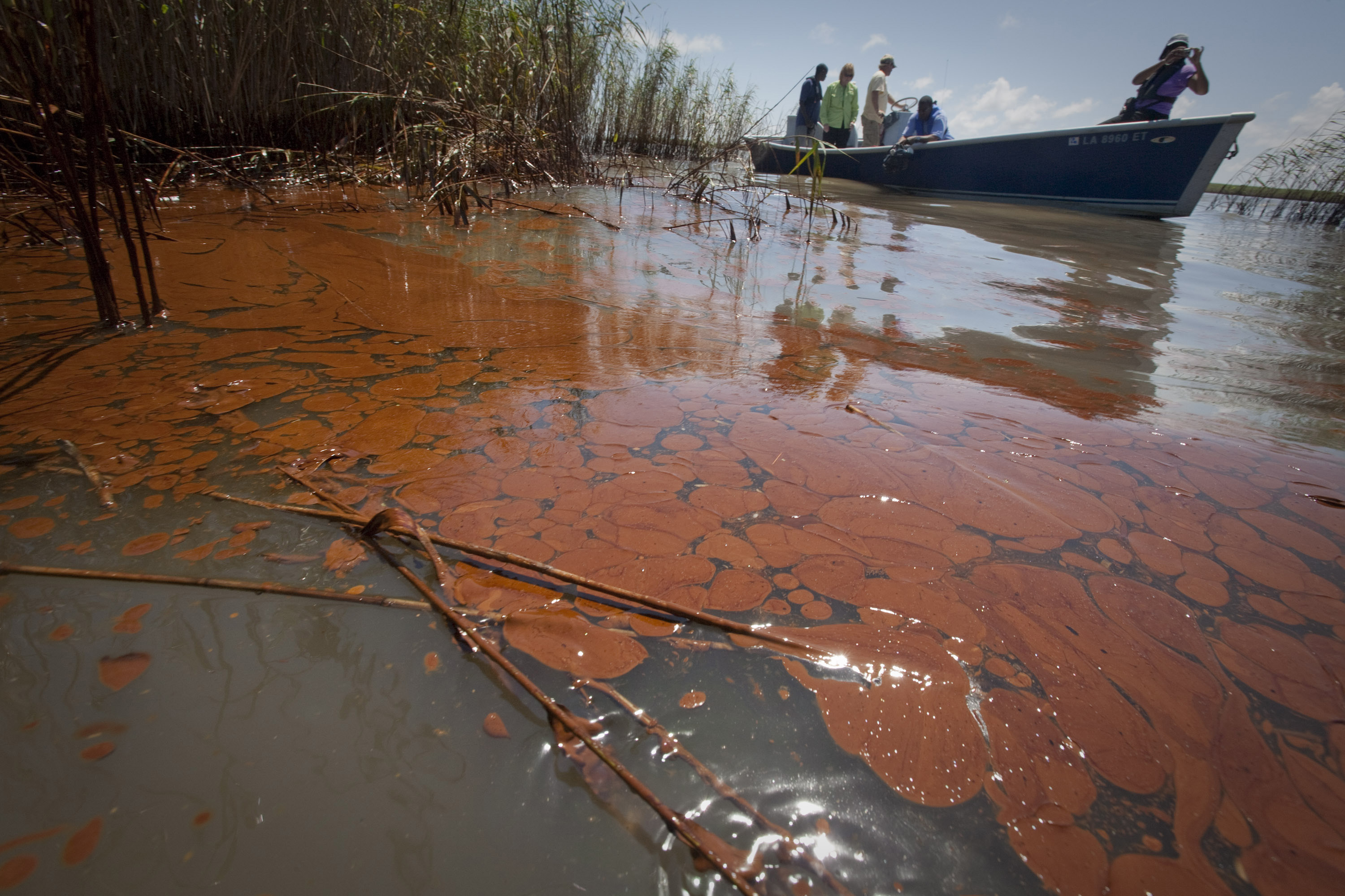 Экологическая катастрофа в море разлив нефти