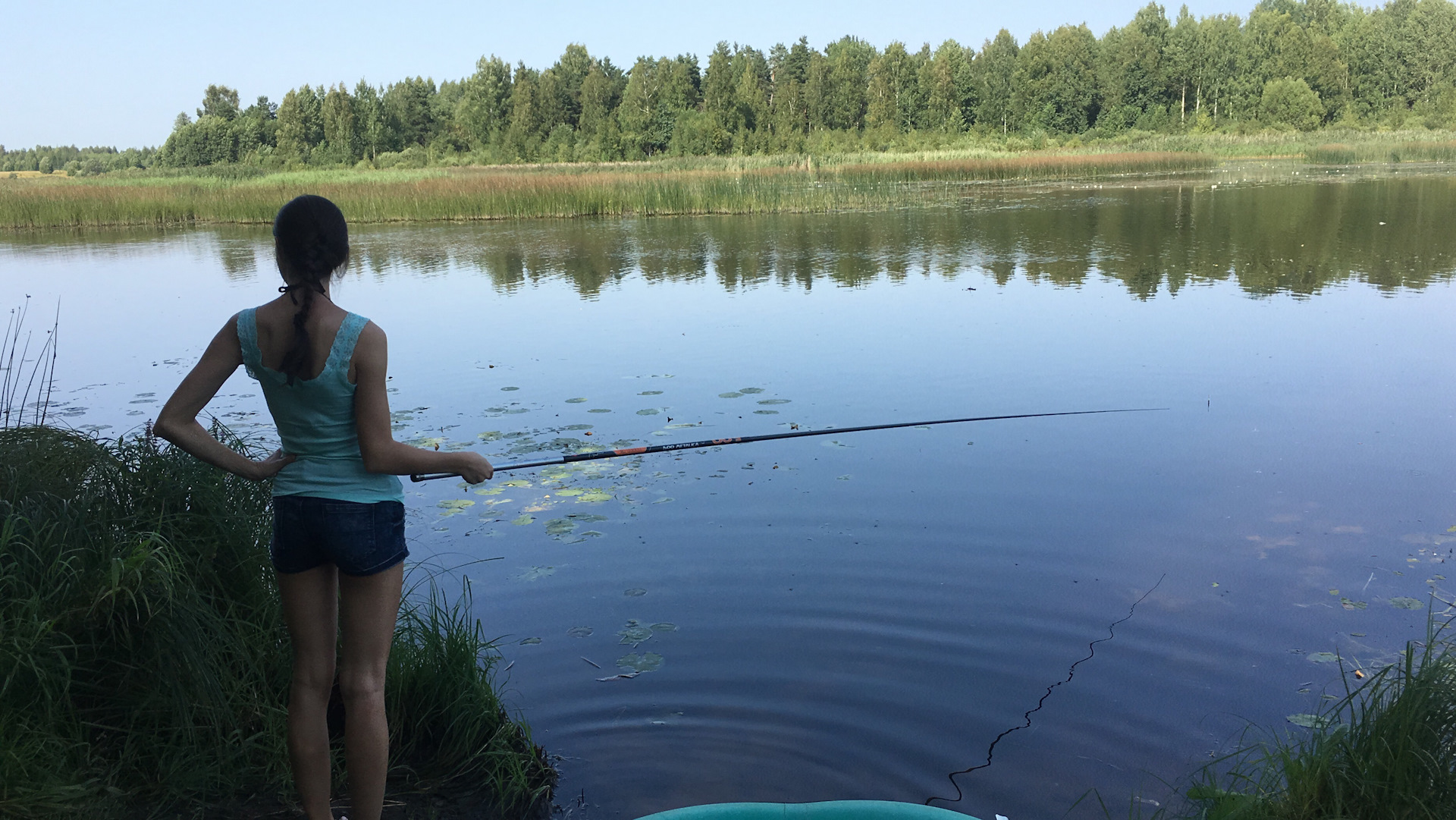Рыбалка на реке большая Пудица Тверская область