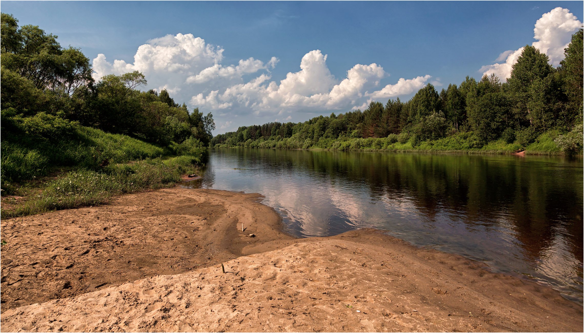 Тарноги Вологодская обл река Кокшеньга