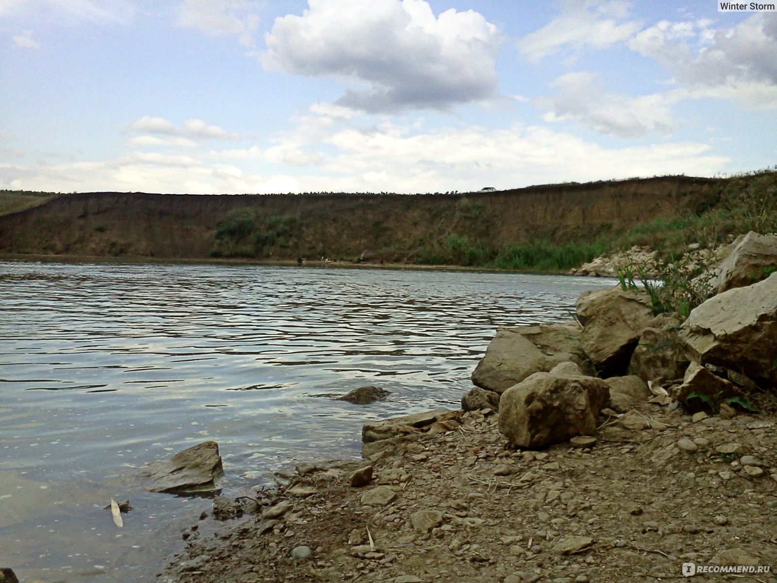 Река Егорлык плотина