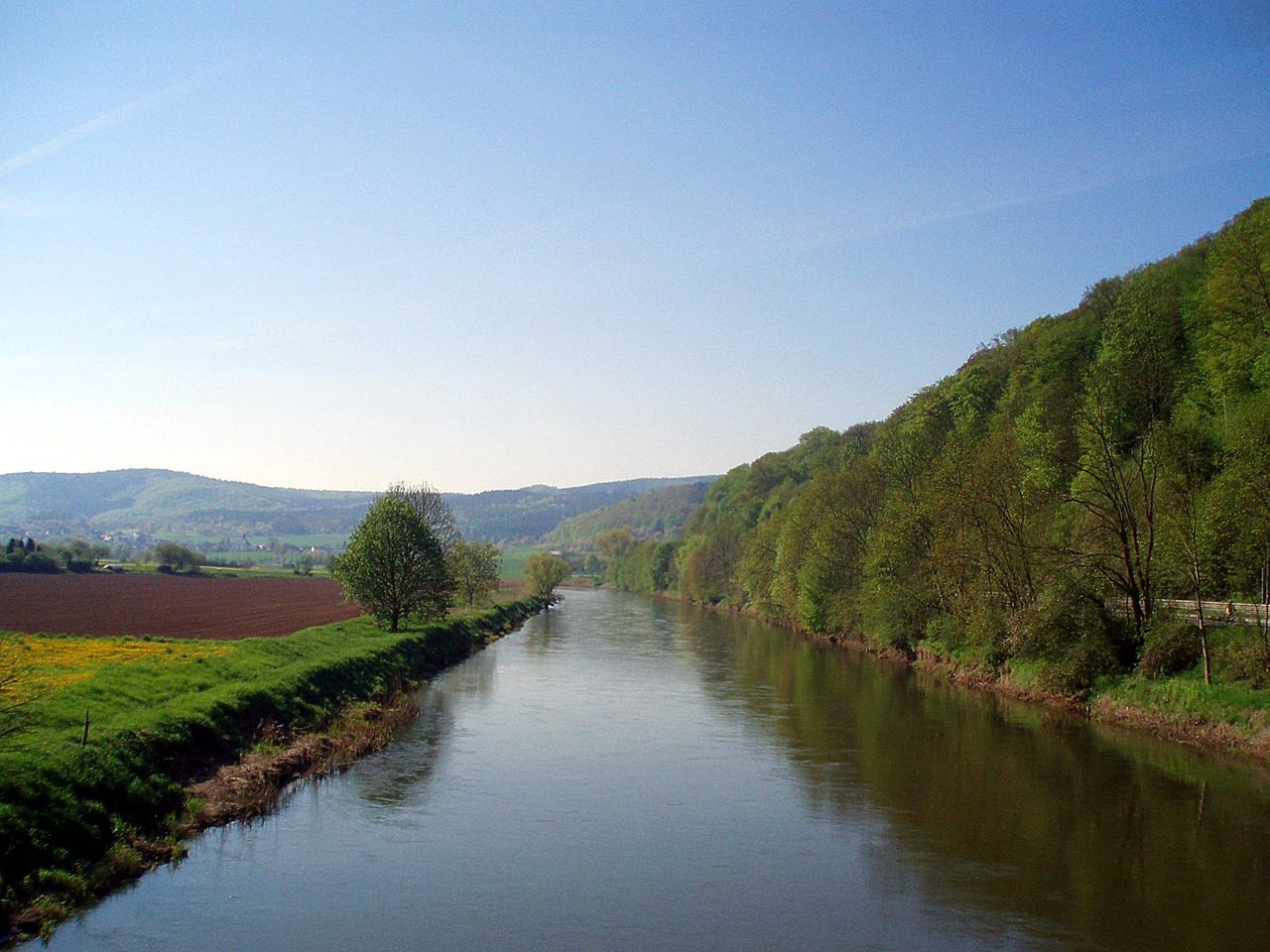 Река Верра в Германии