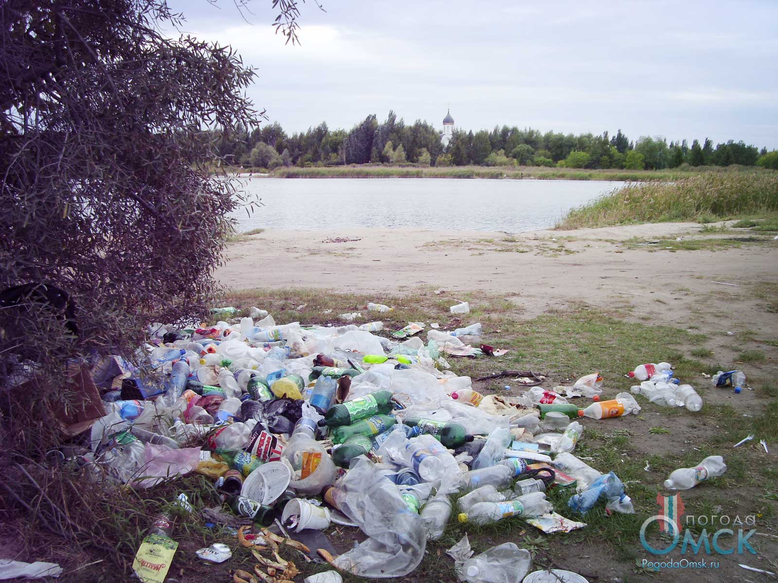 берега рек в мусоре