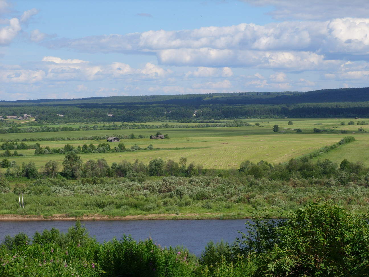 Река Кичменьга Вологодская область