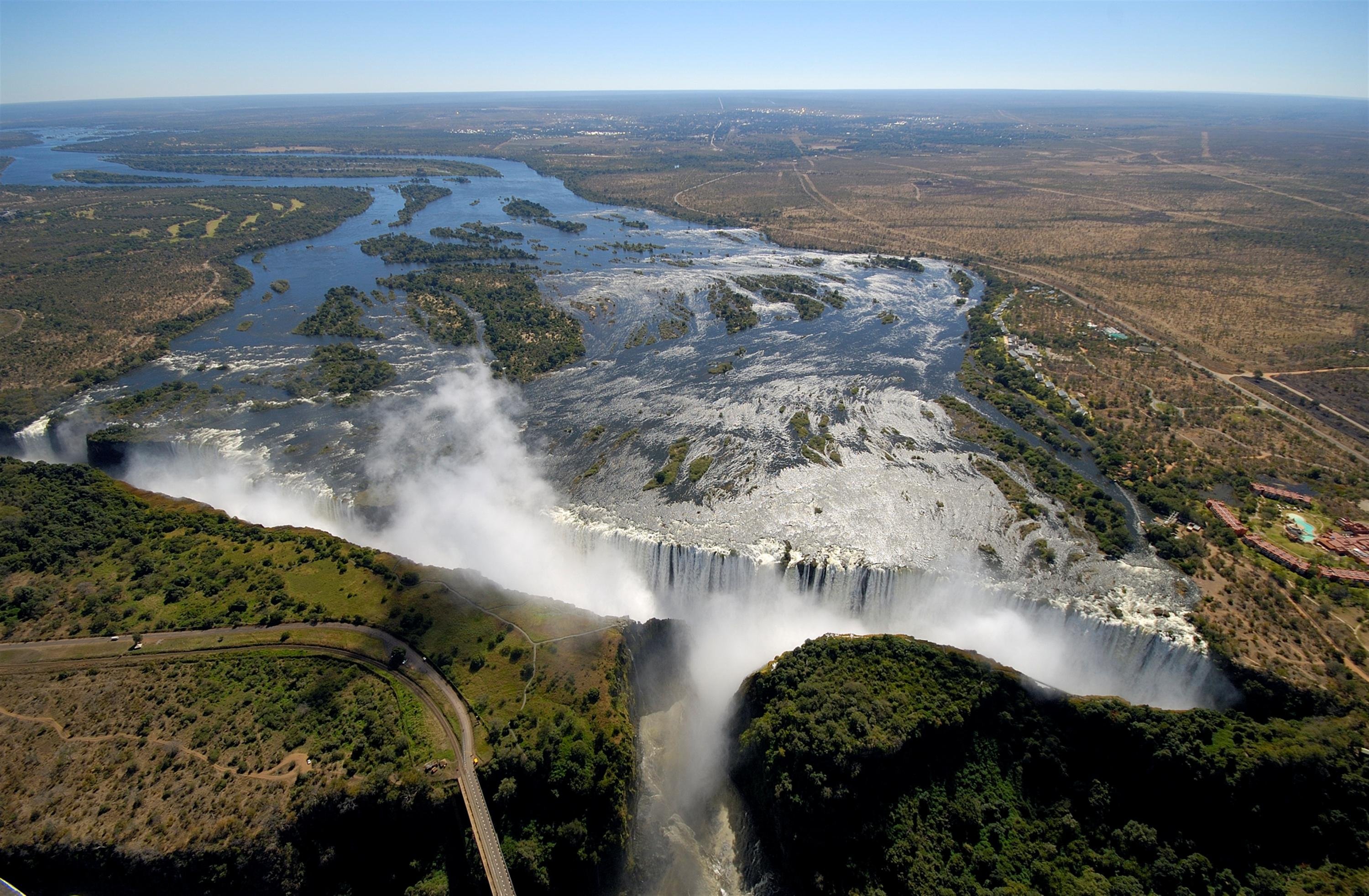 Водопад Виктория на реке Замбези