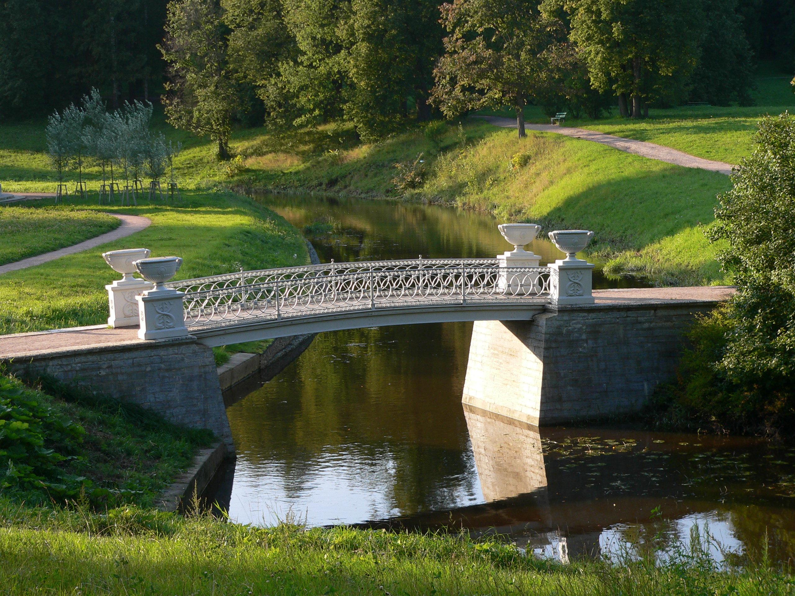 Павловский парк чугунный мостик