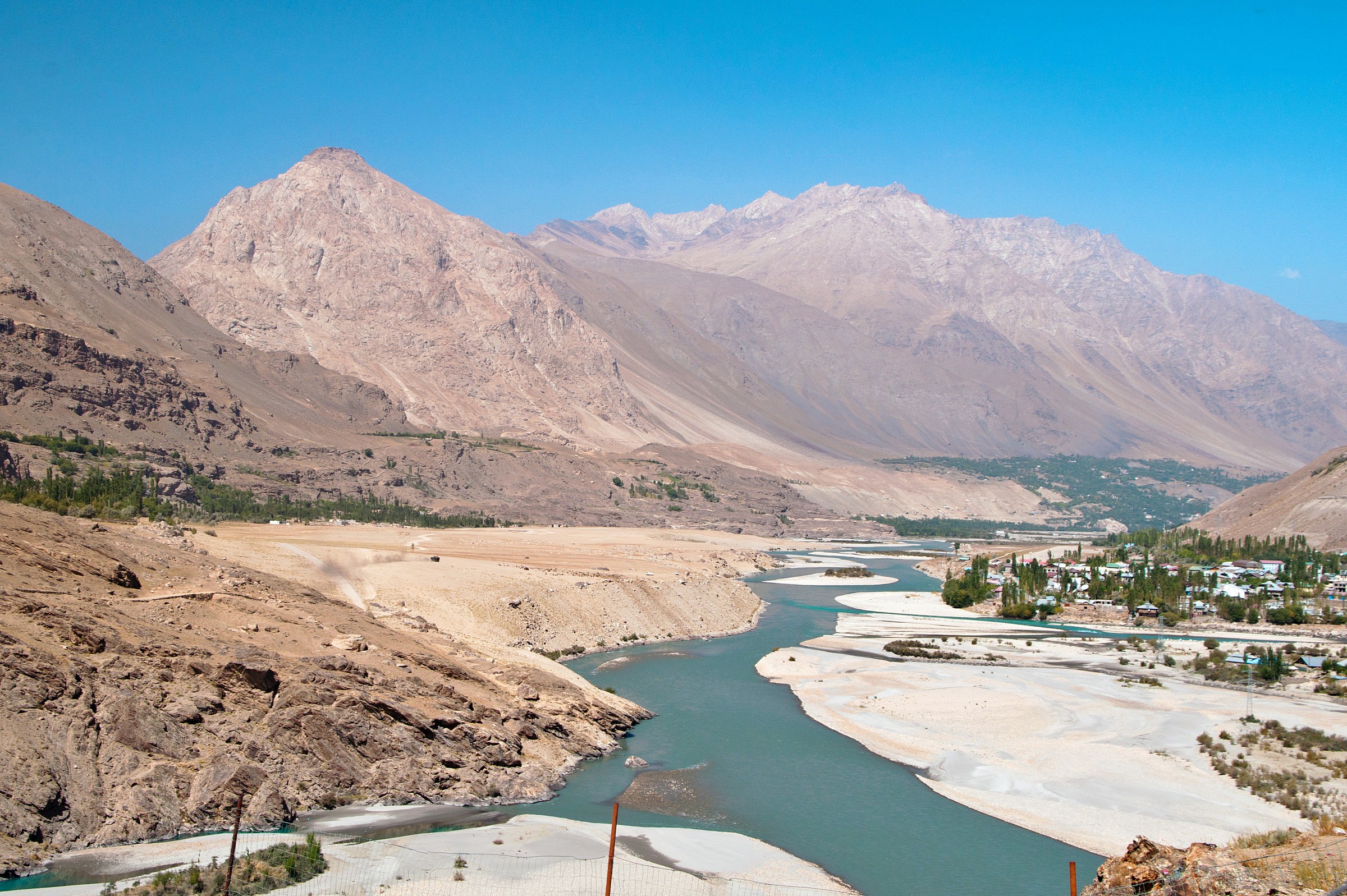 Река Пяндж Афганистан