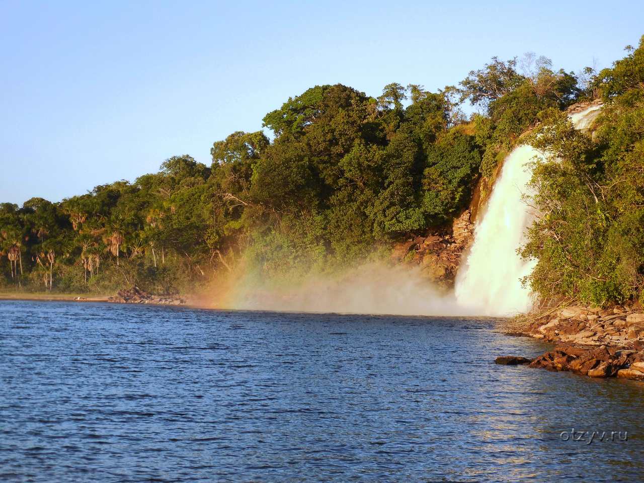 Венесуэла водопад Эль сапо