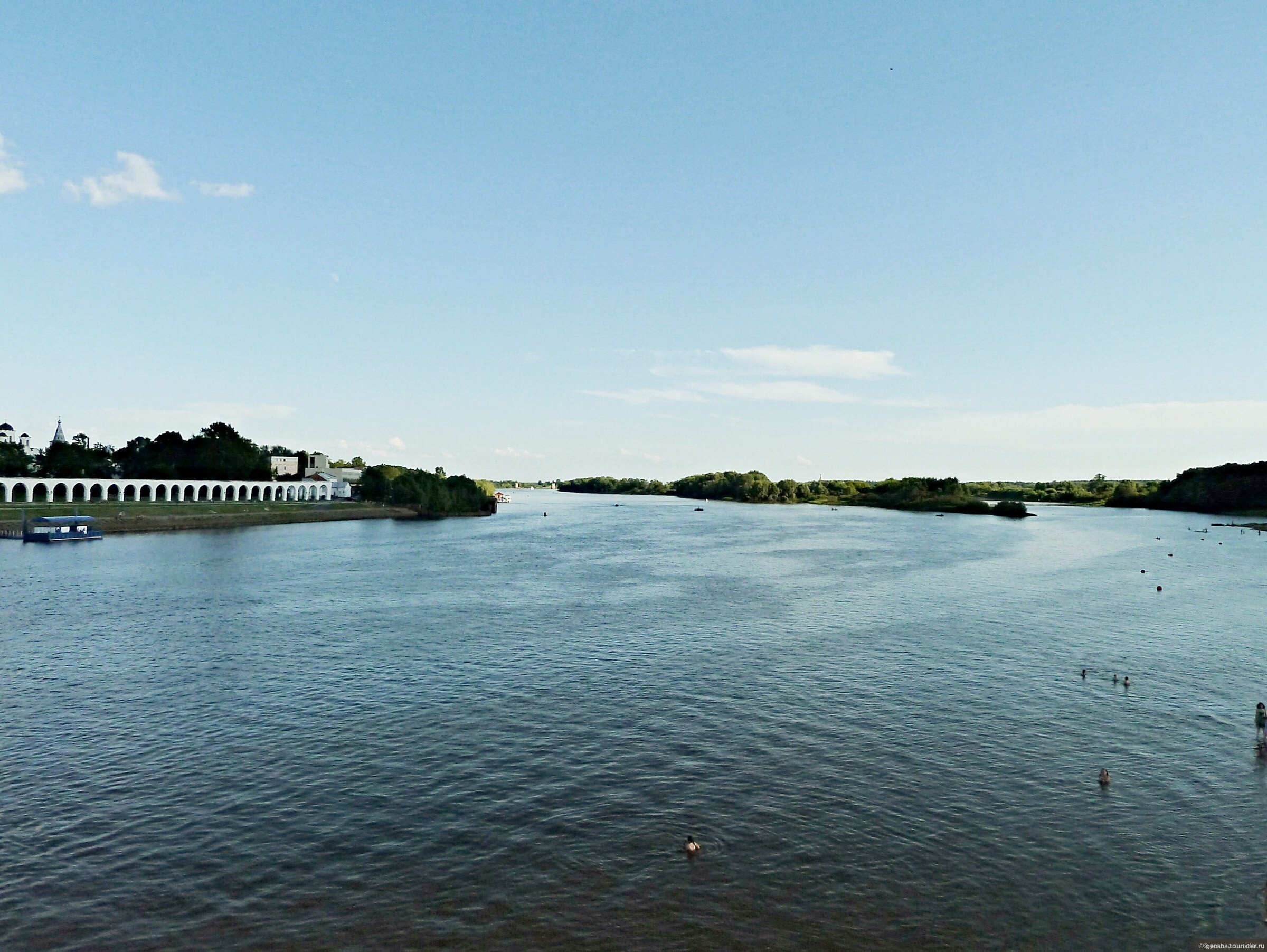 Озеро Ильмень и река Волхов