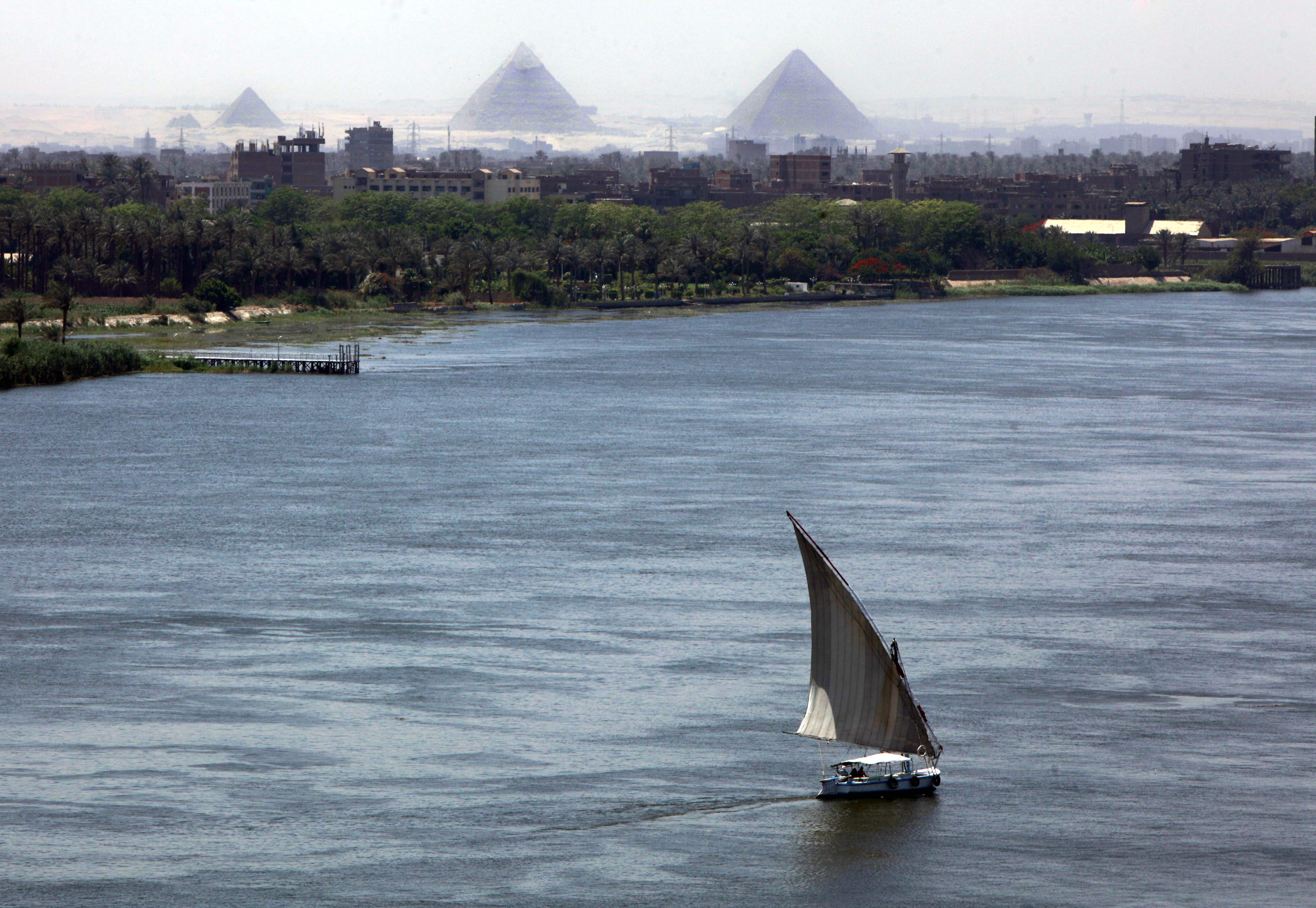 Каир лодки Нил