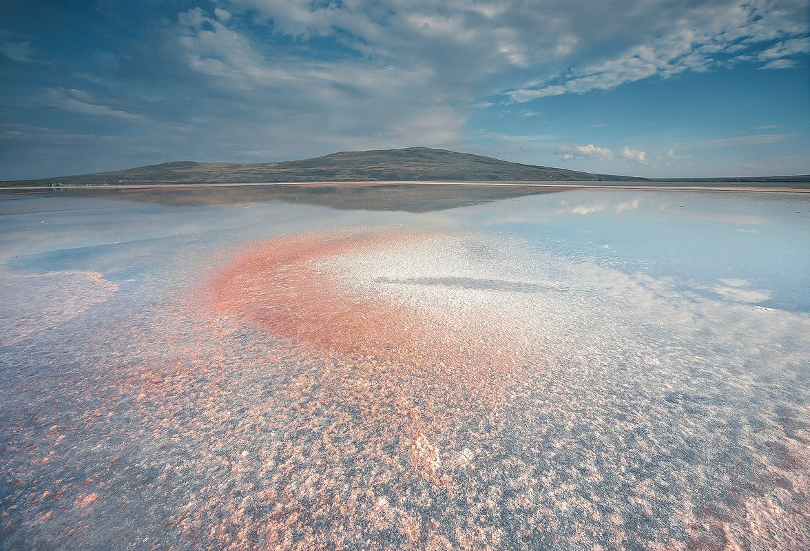 Кояшское розовое озеро
