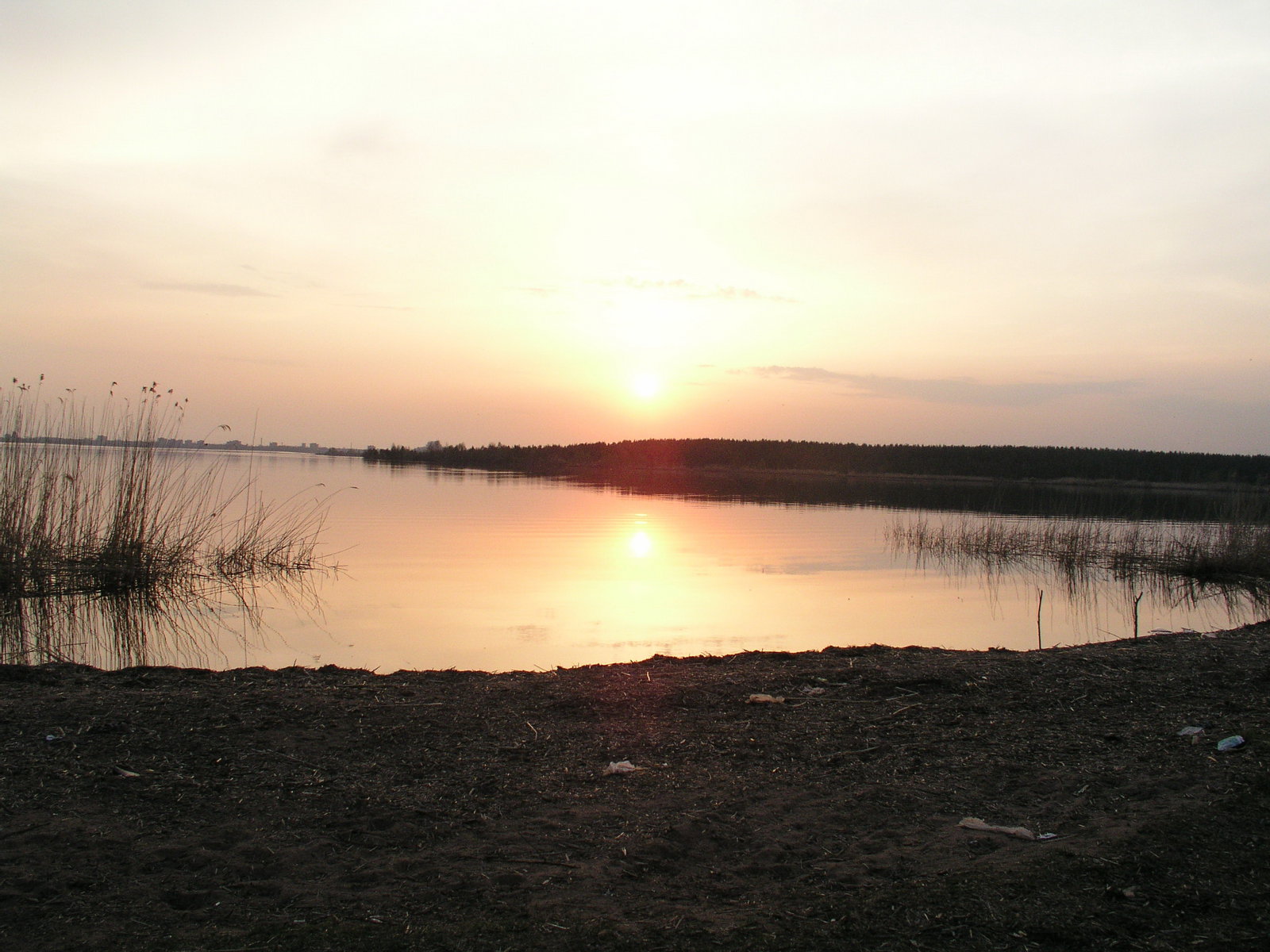 Озера Хепоярви разлив