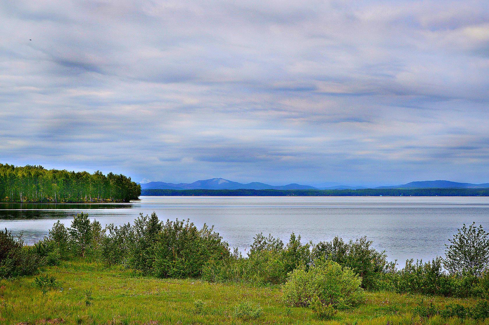Озеро Теренкуль в Кыштыме
