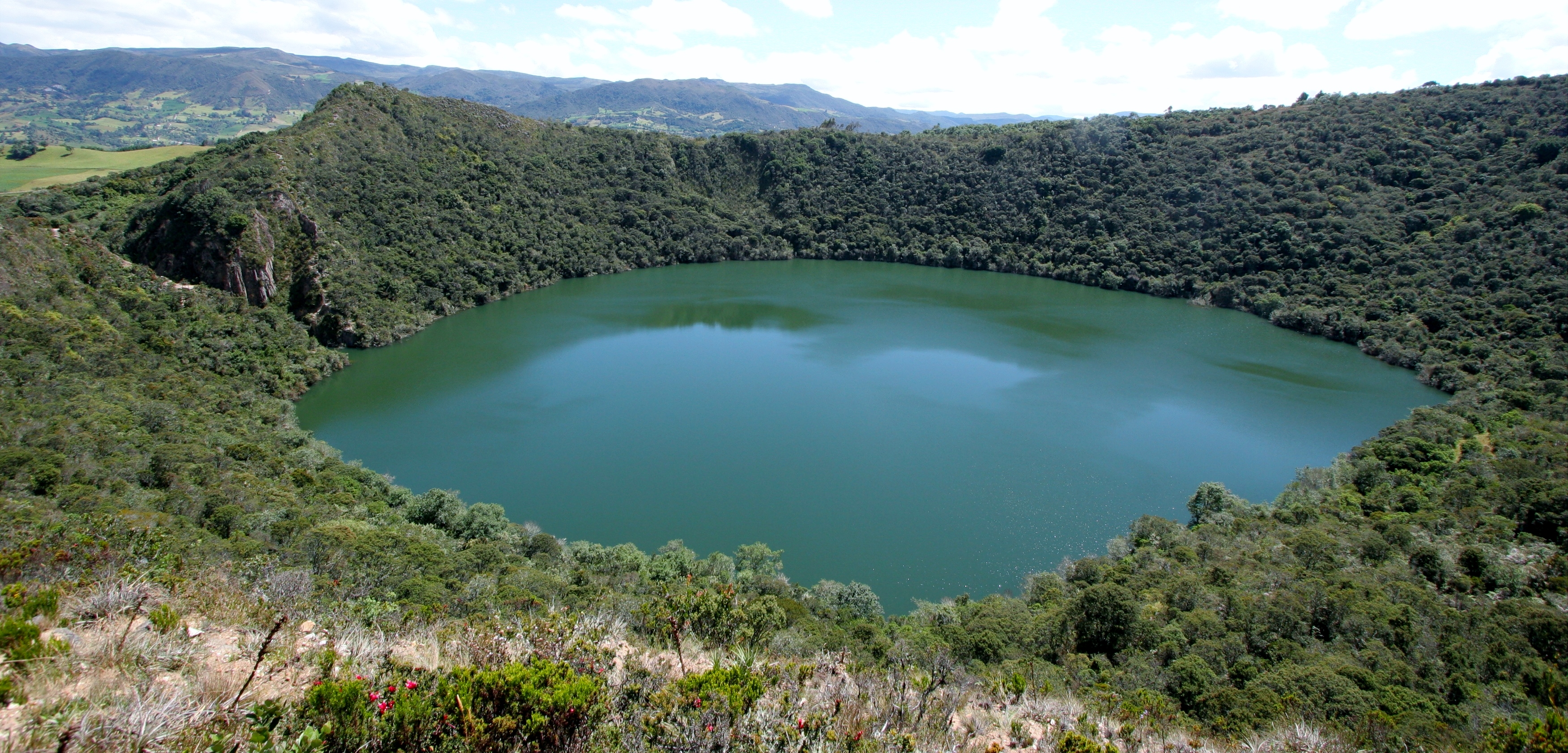 Озеро Гуатавита Колумбия