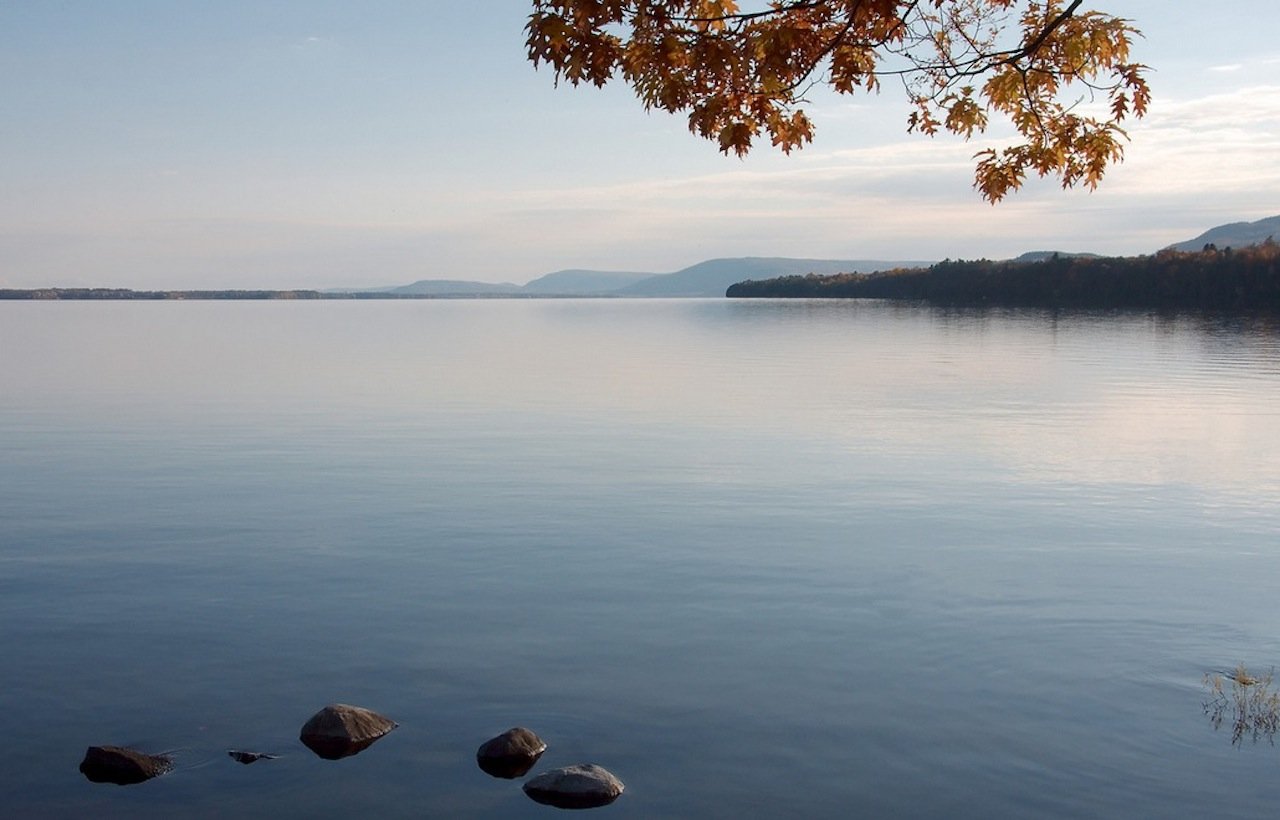 США штат Вермонт озеро Шамплейн