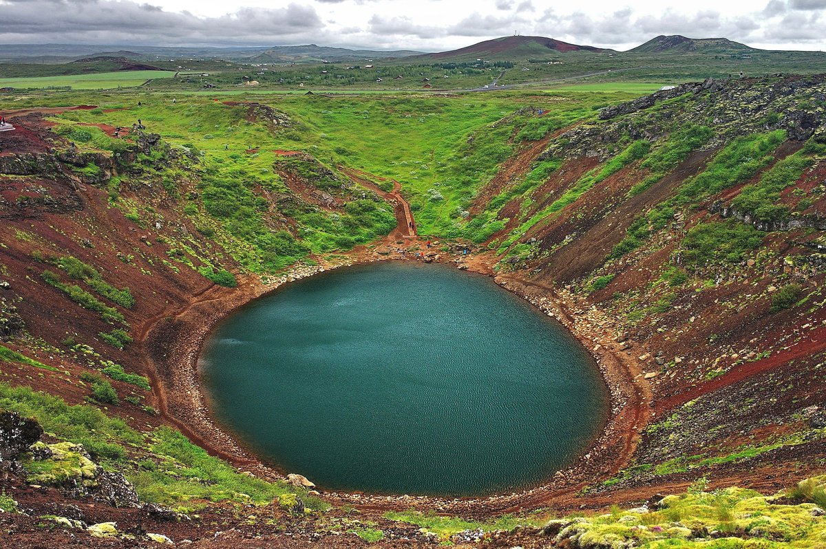 Озеро Керид Исландия