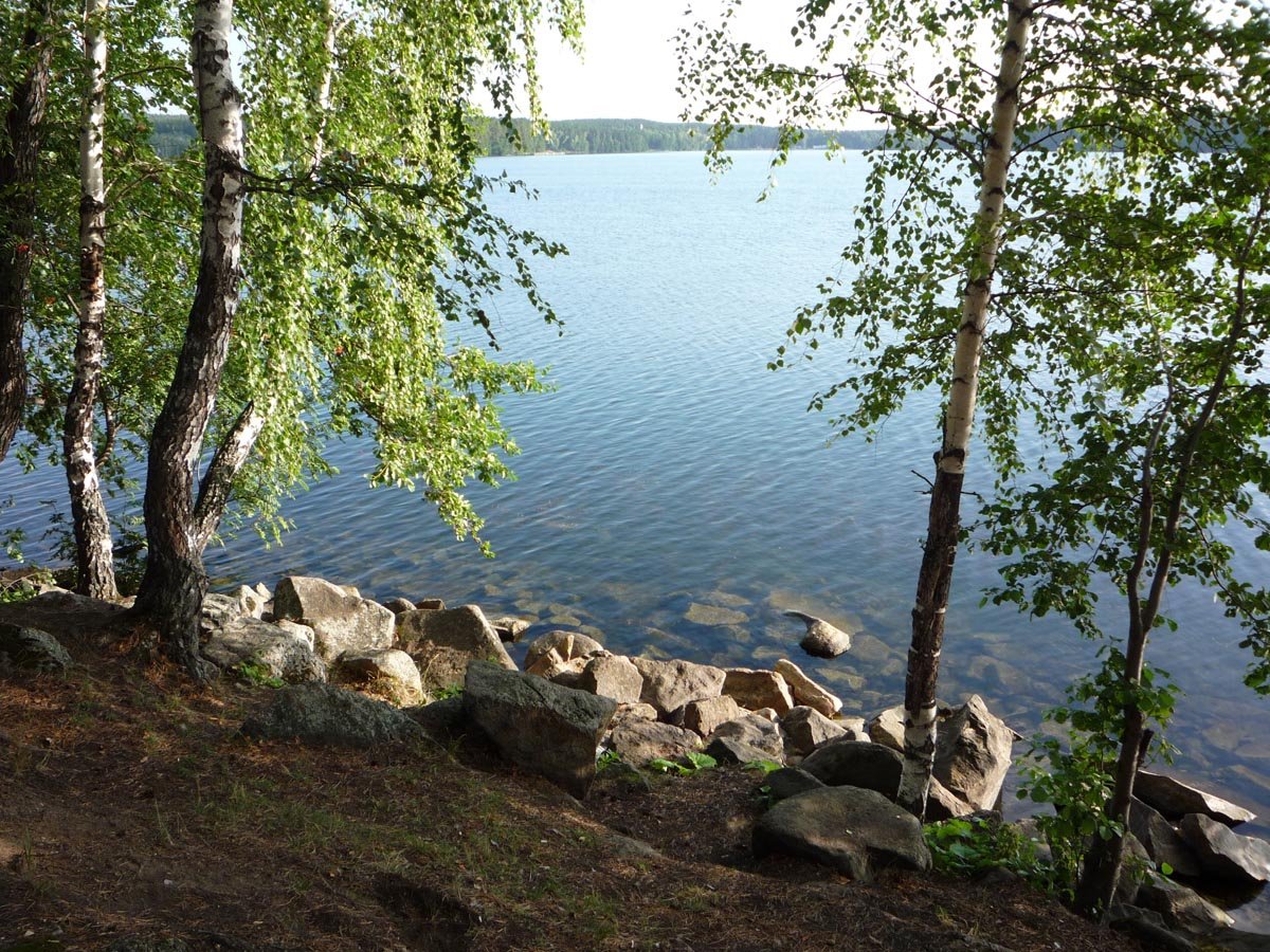 Озеро большой Кисегач Челябинская