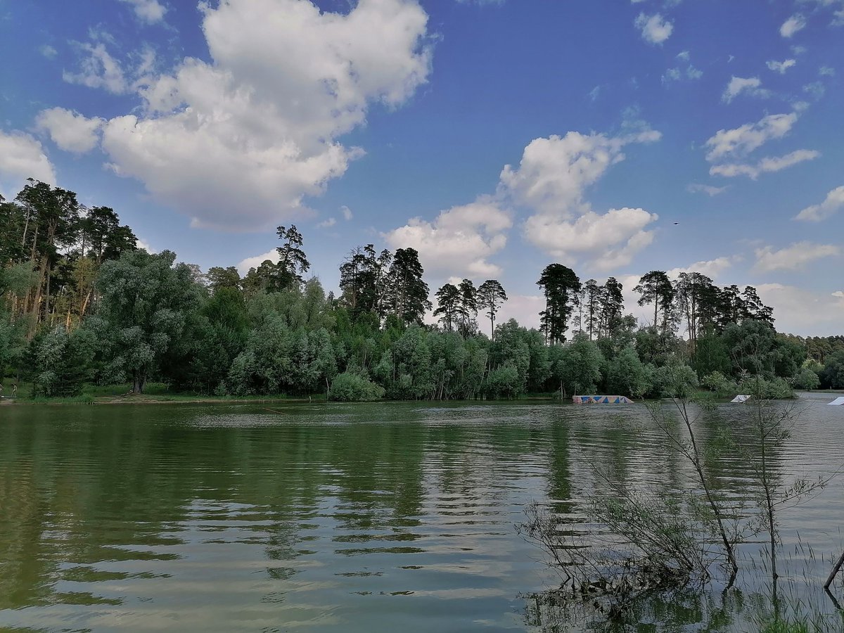 Лебяжье озеро Казань летом
