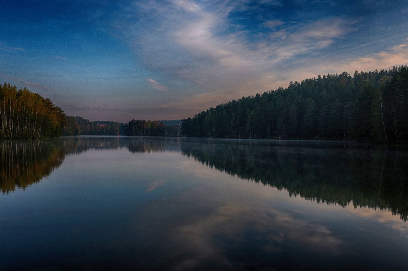 голубые озера ленинградская область семиозерье