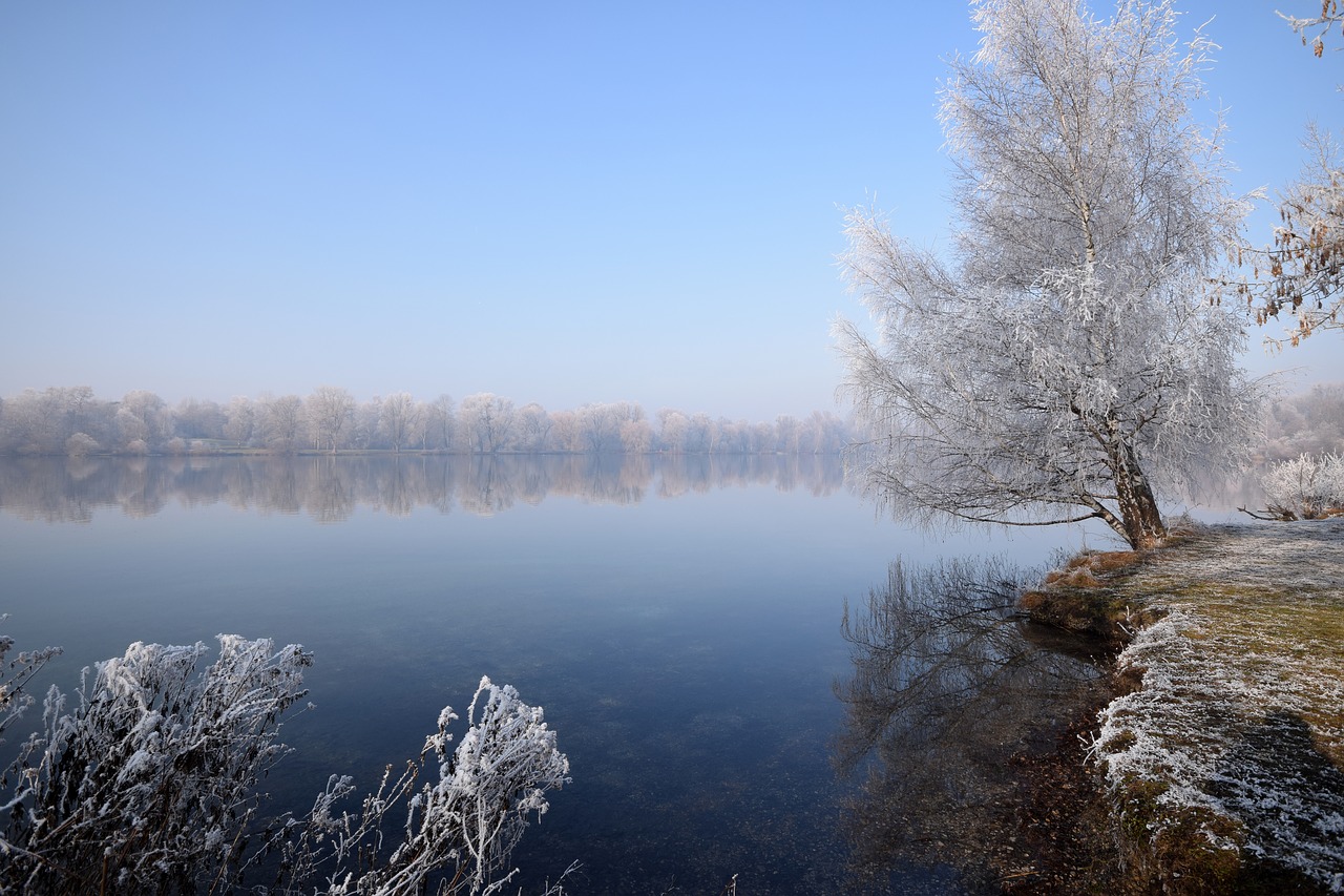 Череменецкое озеро зима