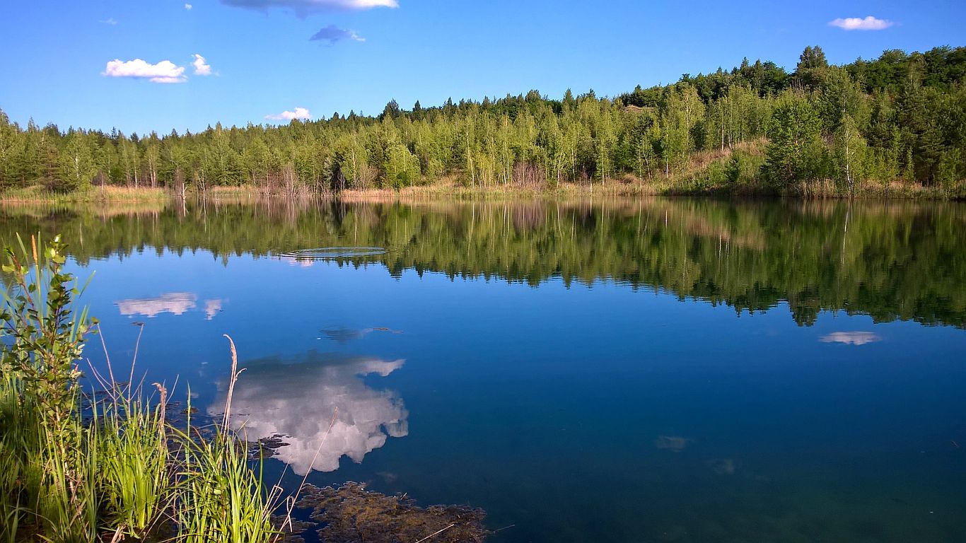 Озеро Щучье Омская область